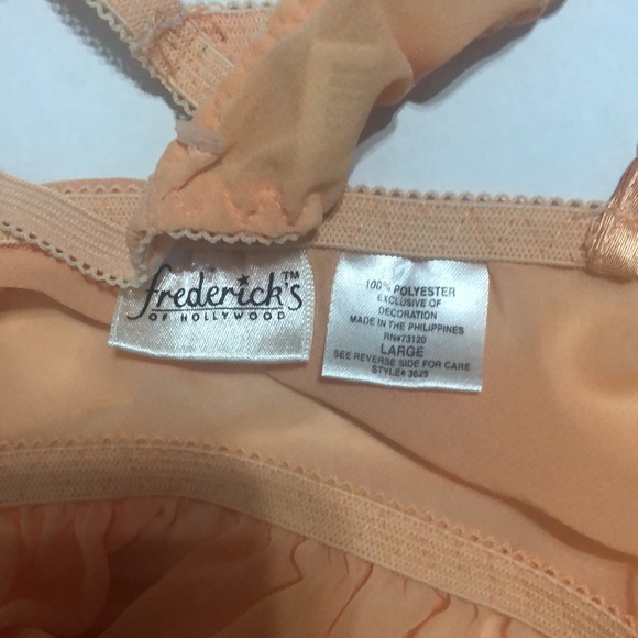 Frederick’s of Hollywood teddy with thongs, size L